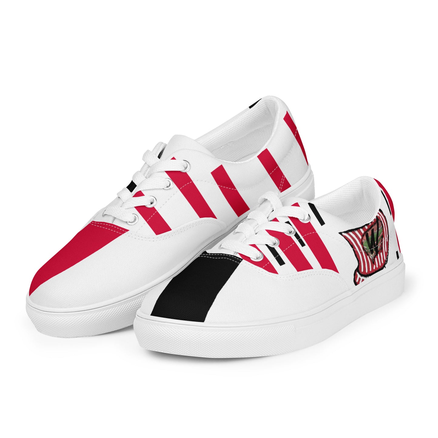 White Womens Badger White Bottoms Low Tops