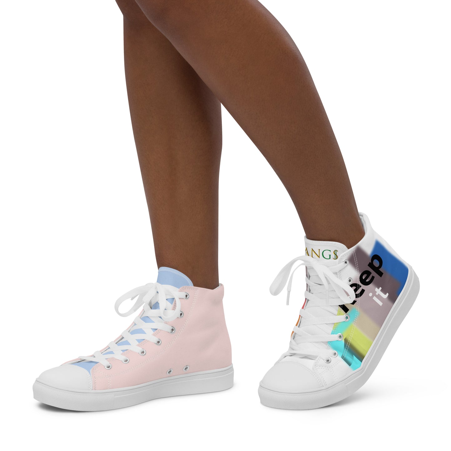 Keep it 100 Women’s high top canvas shoes