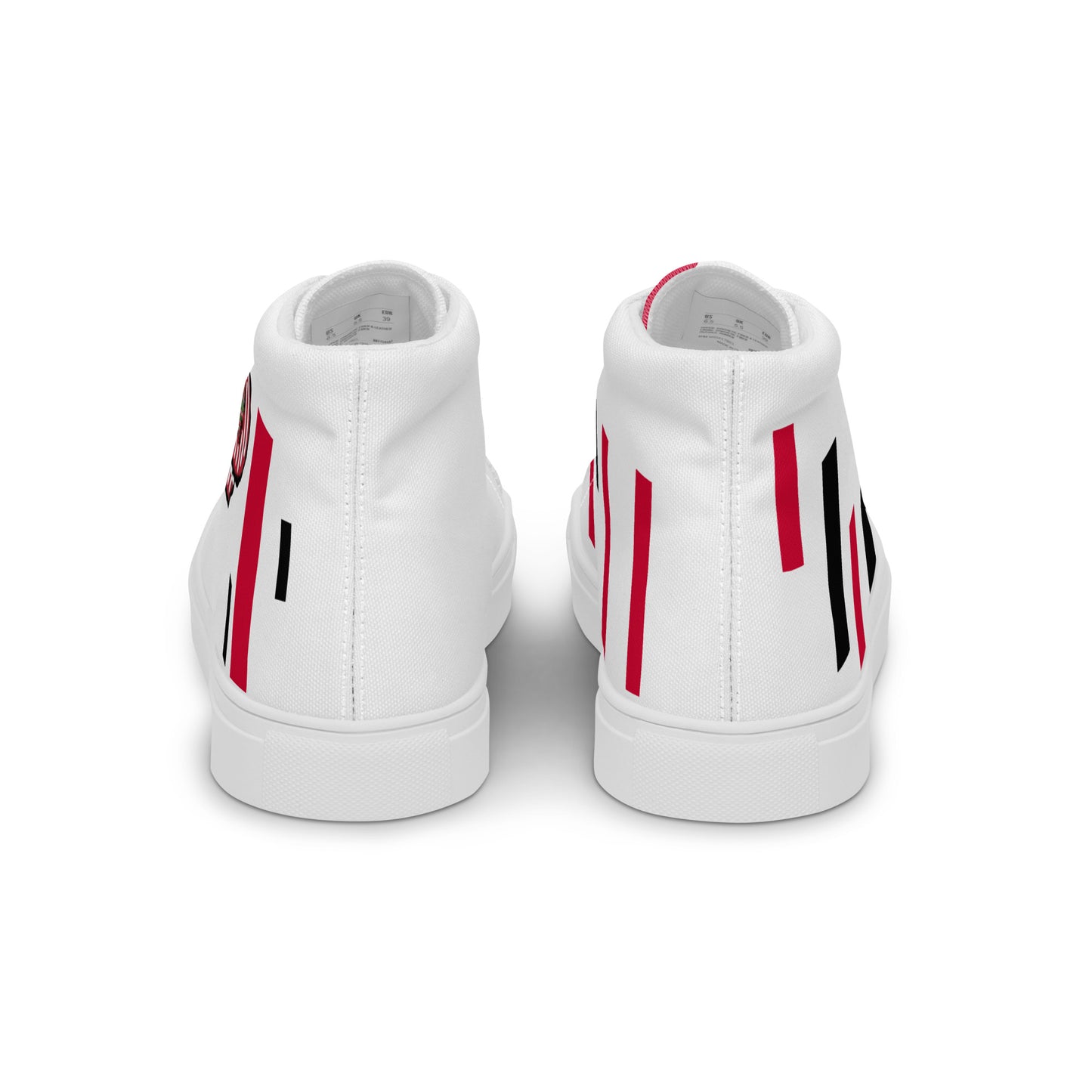 White Men’s Badger White Bottoms High Tops