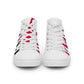 White Men’s Badger White Bottoms High Tops