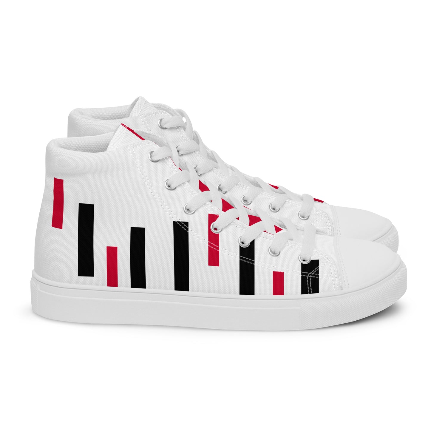 White Men’s Badger White Bottoms High Tops