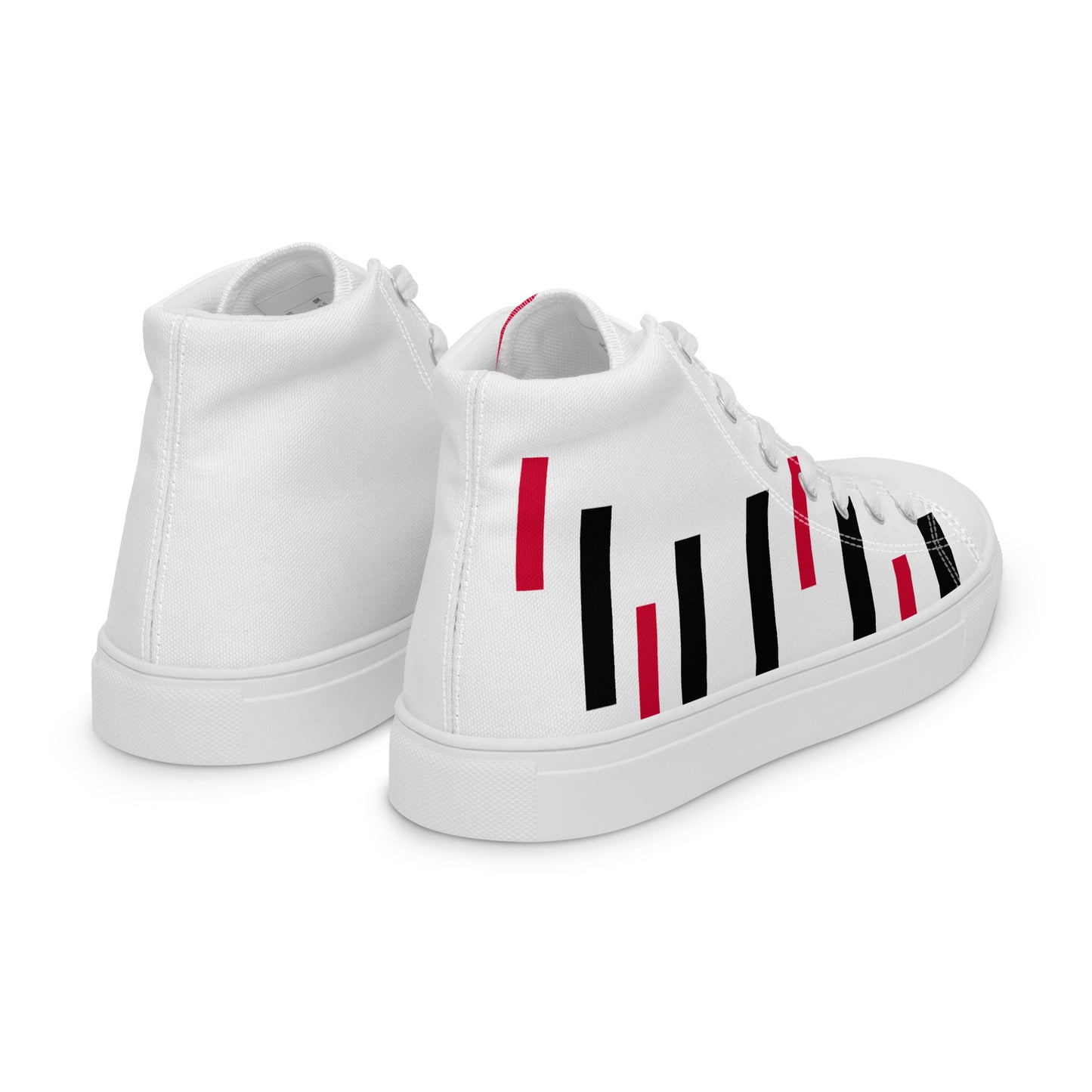 White Men’s Badger White Bottoms High Tops