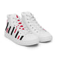 White Men’s Badger White Bottoms High Tops